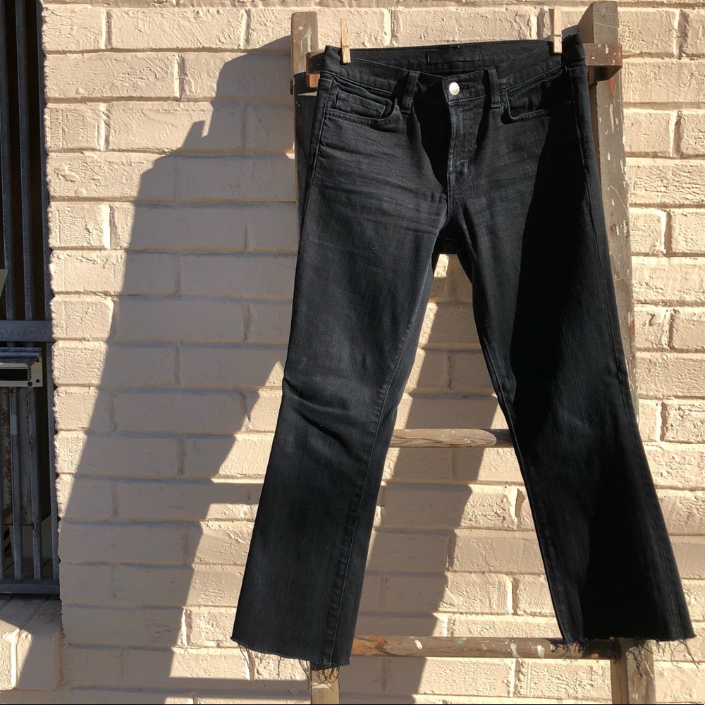 J brand cropped straight leg jeans
